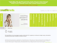 Tablet Screenshot of creativemedia.com.pl